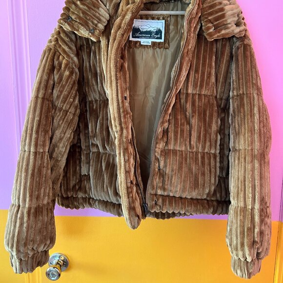 AE Textured Puffer Jacket - M - Picture 2 of 8